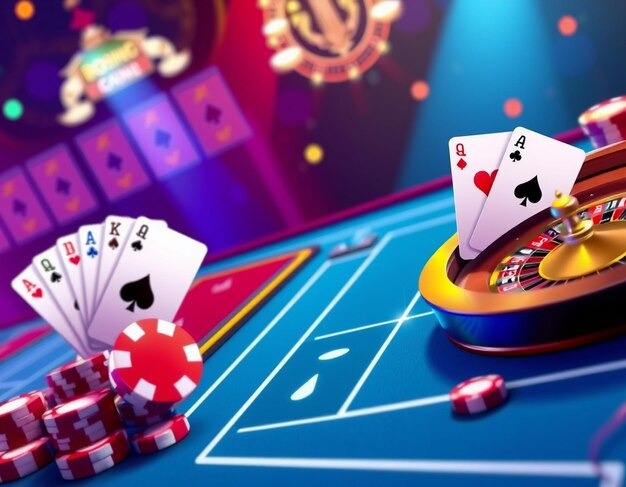 European roulette wheel and betting layout on live kaisar slot table